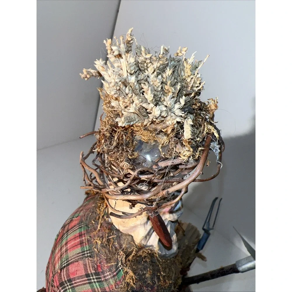 Silvestri Gardener Farmer Scottish‎ Rustic Primitive Autumn Decor Cottage Core